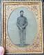 Civil War Double Armed 1/4 Tintype Photo