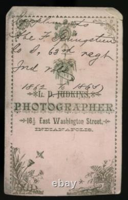 Civil War Drummer Boy Soldier Enlisted at 11 + POW Signed & ID'd CdV Photo Rare