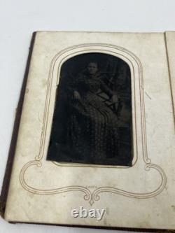 Civil War Era 1860s & 1870s Photo Album Alabama Cartledge Deckard Davis Tintype