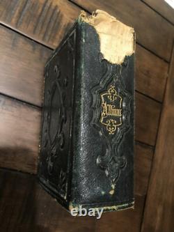 Civil War Era / 1860s Photo Album Curtis Family Illinois Iowa w' Daguerreotype