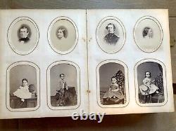 Civil War Era Album 165 Photos CDV Tintype ID'd Scott Barrow Fam Mexican War Vet