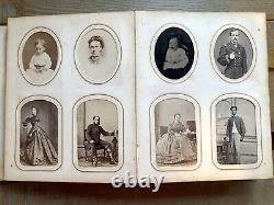 Civil War Era Album 165 Photos CDV Tintype ID'd Scott Barrow Fam Mexican War Vet