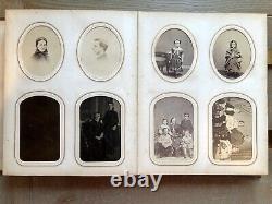 Civil War Era Album 165 Photos CDV Tintype ID'd Scott Barrow Fam Mexican War Vet