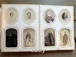 Civil War Era Album 165 Photos CDV Tintype ID'd Scott Barrow Fam Mexican War Vet