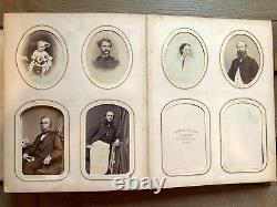 Civil War Era Album 165 Photos CDV Tintype ID'd Scott Barrow Mexican War Soldier
