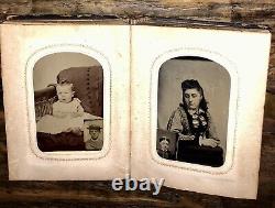 Civil War Era Album Tintypes CDV Photos Tax Stamps IDs