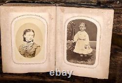 Civil War Era Album Tintypes CDV Photos Tax Stamps IDs