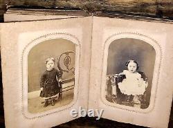 Civil War Era Album Tintypes CDV Photos Tax Stamps IDs