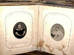 Civil War Era Album Tintypes CDV Photos Tax Stamps IDs