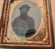 Civil War Era Ambrotype Id'd Missouri Man Soldier Or Miner 1860s Ambrotype Photo