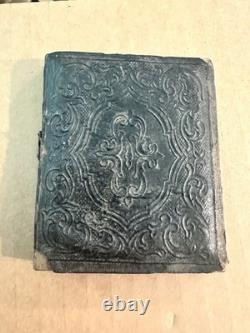 Civil War Era Ambrotype ID'd Missouri Man Soldier Or Miner 1860s Ambrotype Photo