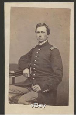 Civil War Era CDV Captain Joseph S Hills, 16th Mass Vols, KIA Wilderness