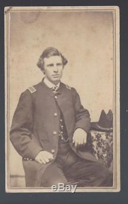 Civil War Era CDV Lt George M Townsend 10th Massachusetts Light Artillery
