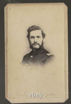 Civil War Era CDV Lt Luke B Noyes Jr Abington Mass 7th Mass Infantry