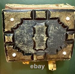 Civil War Era CDV Tintype Photo Album, Union Soldier, Children With Dolls Etc