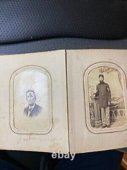 Civil War-Era CDV (carte-de-visites) Album 49 Pictures in Total 11 Tin Types