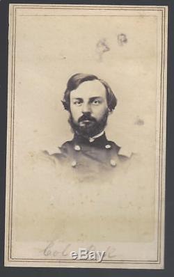 Civil War Era CDV of Lt Colonel Frank Peck 12th Connecticut Vols KIA Winchester