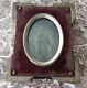 Civil War Era Cavalry Soldier Large Tintype Photograph In Velvet Mourning Frame