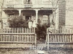 Civil War Era Large Photograph of Family Homestead