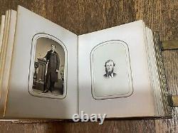 Civil War Era Photo Album 40 Photographs 1880's Kids Adults Seniors Philadelphia