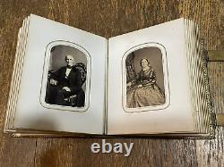 Civil War Era Photo Album 40 Photographs 1880's Kids Adults Seniors Philadelphia