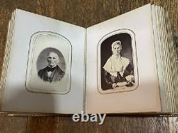 Civil War Era Photo Album 40 Photographs 1880's Kids Adults Seniors Philadelphia