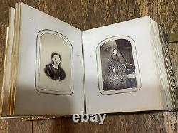 Civil War Era Photo Album 40 Photographs 1880's Kids Adults Seniors Philadelphia