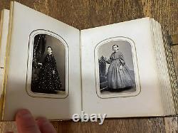 Civil War Era Photo Album 40 Photographs 1880's Kids Adults Seniors Philadelphia