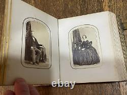 Civil War Era Photo Album 40 Photographs 1880's Kids Adults Seniors Philadelphia