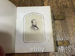 Civil War Era Photo Album 40 Photographs 1880's Kids Adults Seniors Philadelphia