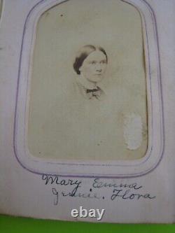Civil War Era Photo Album, Tintypes, Nice! , Pratt Family, Vermont