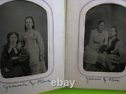 Civil War Era Photo Album, Tintypes, Nice! , Pratt Family, Vermont