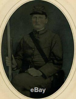 Civil War-Era Photograph of Corporal Matthew Hale Love, Thomas's Legions, NC