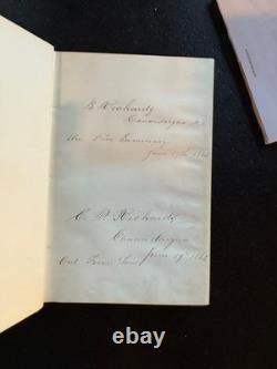 Civil War Era Photographically Illustrated Autograph Book 1862 (31 photos!) RARE