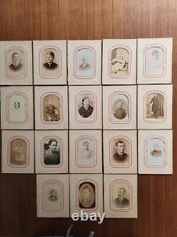 Civil War Era Photographs Family Photo Album Utah Mormon Church CDVs Tintypes