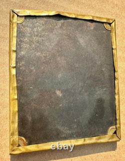 Civil War Era Tintype Two Women Tinted Dresses Long Hair 1860s Girlfriends
