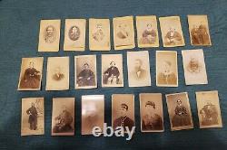 Civil War Era Victorian CDVs From Alliance, Ohio- Large Lot