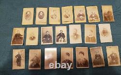 Civil War Era Victorian CDVs From Alliance, Ohio- Large Lot