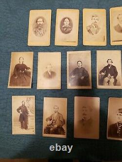 Civil War Era Victorian CDVs From Alliance, Ohio- Large Lot