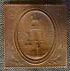 Civil War Era Washington Monument Union Photo Case Daguerreotype Or Collar Box