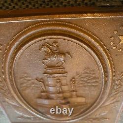 Civil War Era Washington Monument Union Photo Case Daguerreotype or Collar Box