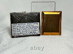 Civil War Full Seated Confederate Rebel Early Melainotype Tintype Leather Case