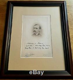 Civil War General Adelbert Ames Signed Cabinet Card