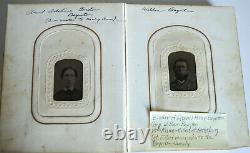 Civil War General Henry Boynton Gettysburg Family Albums With43 CDV Tintype Photos