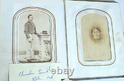 Civil War General Henry Boynton Gettysburg Family Albums With43 CDV Tintype Photos