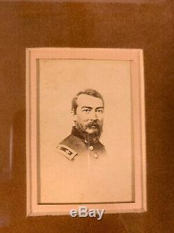 Civil War General Phil H. Sheridan Framed Autograph and Original CDV Photo