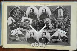 Civil War Gettysburg Battlefield views c. 1880's souvenir photo album