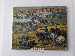 Civil War Grand Army Picture Book 1890 Rare VG Complete Cond