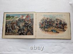 Civil War Grand Army Picture Book 1890 Rare VG Complete Cond