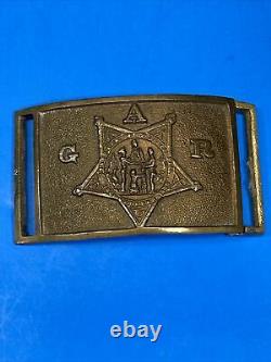 Civil War Grand Army of the Republic Buckle Badge Photo Hat Braid Roster 47 Lot
